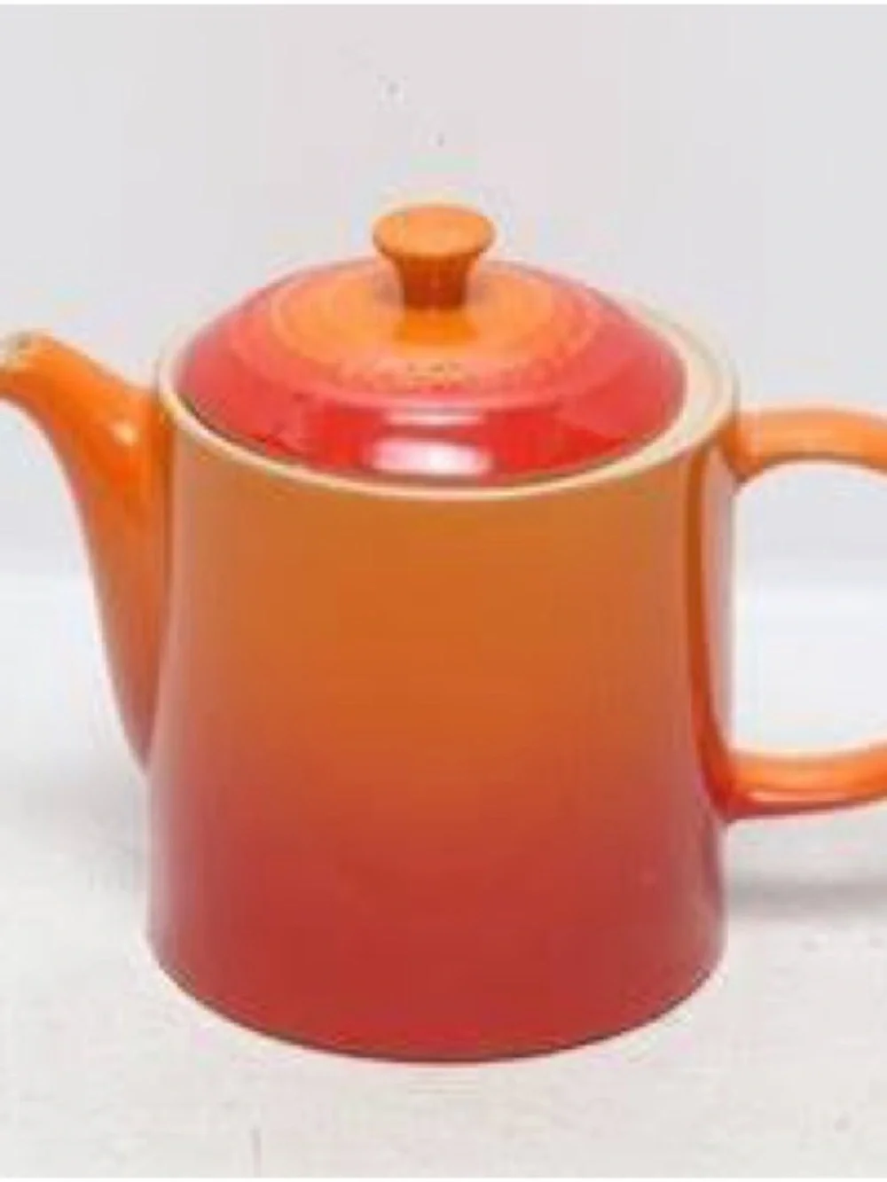 Le Creuset Orange to Red Ombre Stoneware Teapot